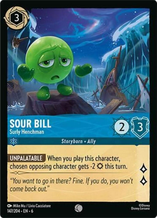 Lorcana - Sour Bill - Surly Henchman - Azurite Sea (6)