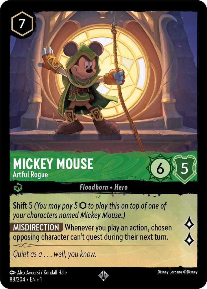 Lorcana - Mickey Mouse - Artful Rogue - The First Chapter (1)