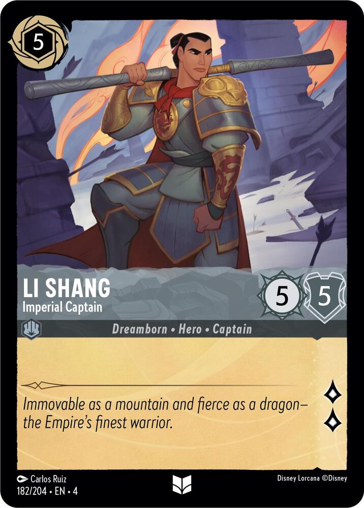 Lorcana - Li Shang - Imperial Captain - Ursula's Return (4)