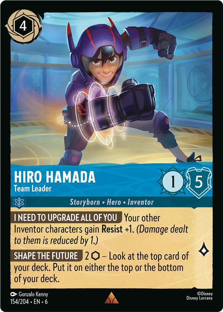 Lorcana - Hiro Hamada - Team Leader - Azurite Sea (6)