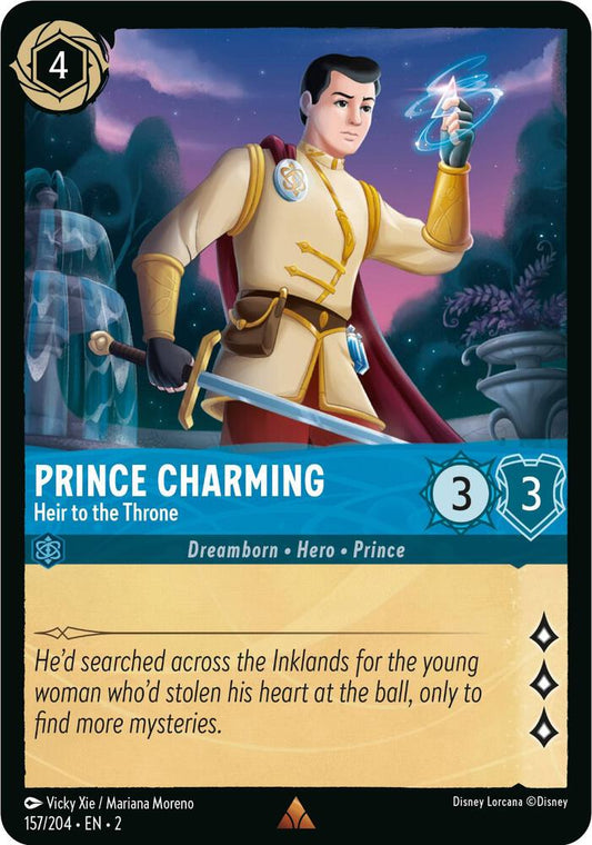 Lorcana - Prince Charming - Heir to the Throne - Cold Foil - Rise of the Floodborn (2)