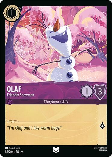 Lorcana - Olaf - Friendly Snowman - Fabled (9)