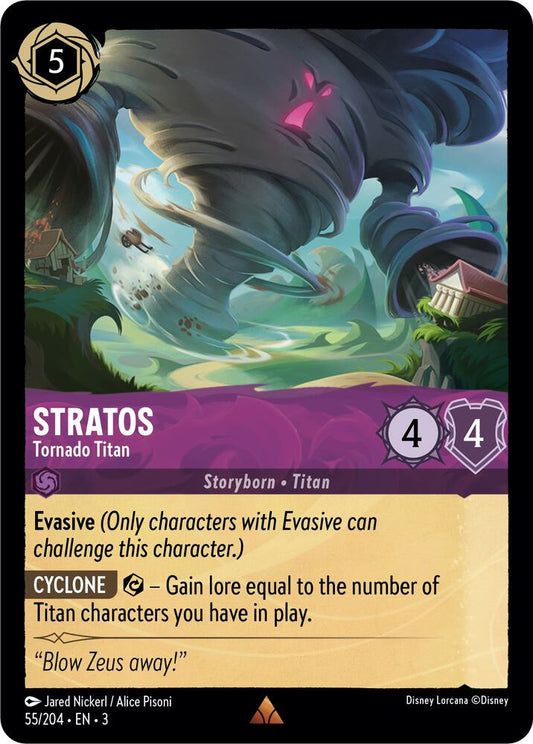 Lorcana - Stratos - Tornado Titan - Cold Foil - Into the Inklands (3)