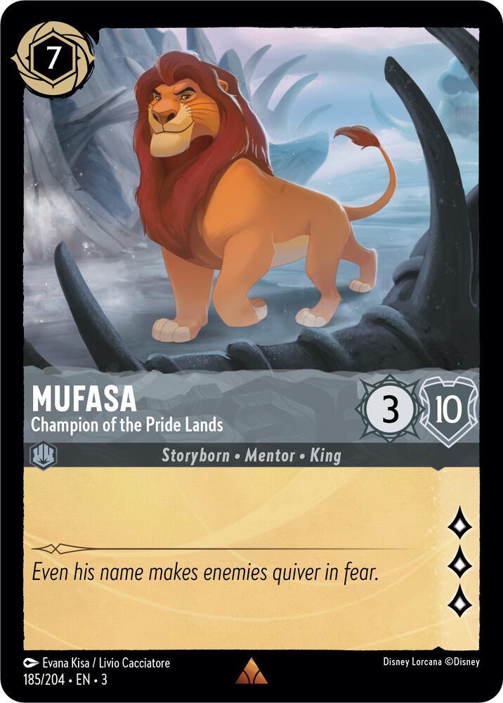 Lorcana - Mufasa - Champion of the Pride Lands - Into the Inklands (3)