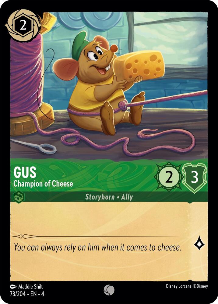 Lorcana - Gus - Champion of Cheese - Ursula's Return (4)