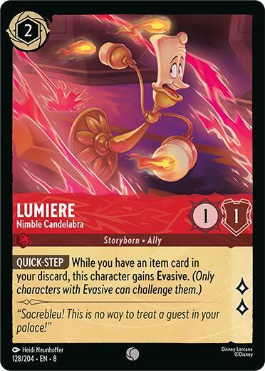 Lorcana - Lumiere - Nimble Candelabra - Reign of Jafar (8)