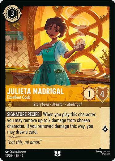 Lorcana - Julieta Madrigal - Excellent Cook - Fabled (9)