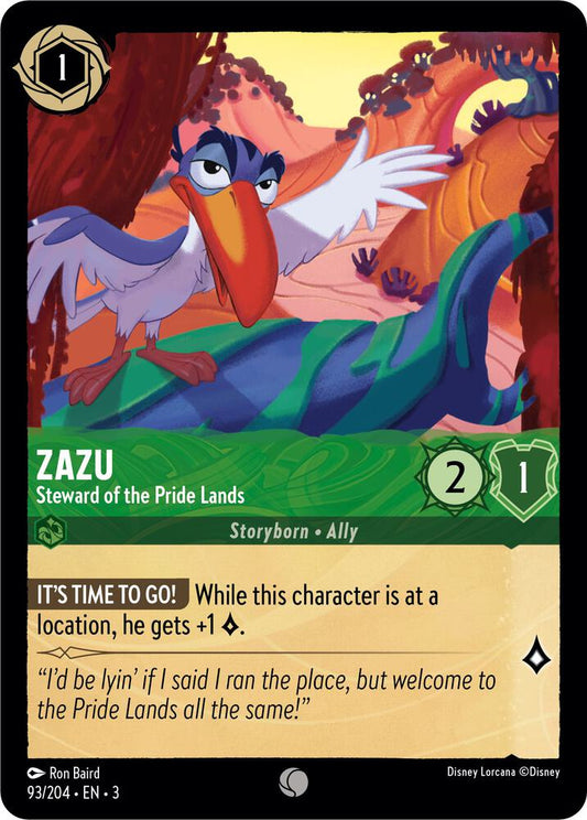 Lorcana - Zazu - Steward of the Pride Lands - Into the Inklands (3)