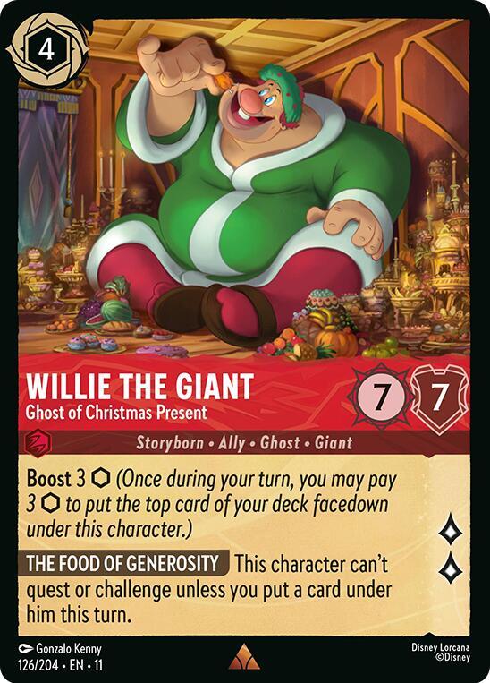 Lorcana - Willie the Giant - Ghost of Christmas Present - Winterspell (11)