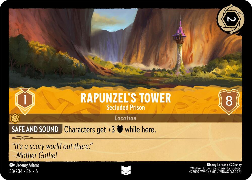 Lorcana - Rapunzel's Tower - Secluded Prison - Shimmering Skies (5)