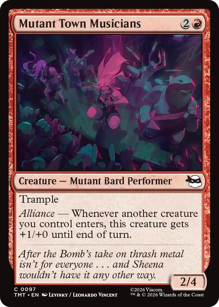 MTG - Mutant Town Musicians - Teenage Mutant Ninja Turtles (TMT) Foil