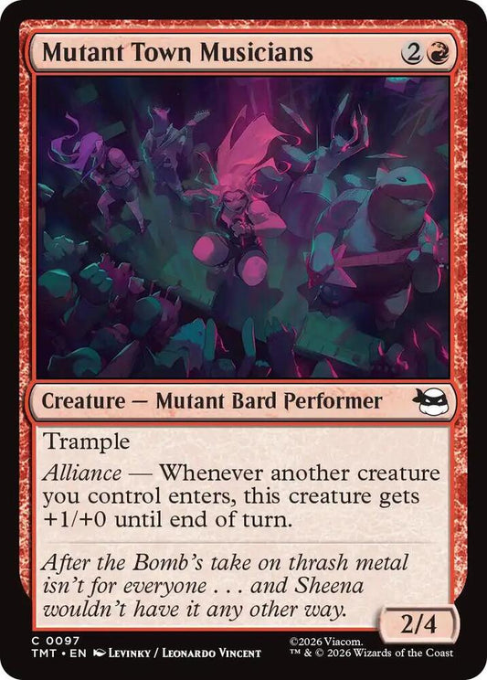 MTG - Mutant Town Musicians - Teenage Mutant Ninja Turtles (TMT) Foil
