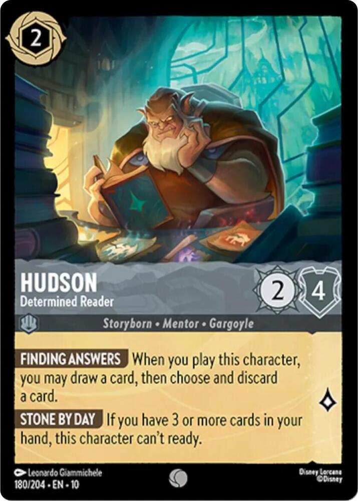 Lorcana - Hudson Determined Reader - Whispers in the Well (10)