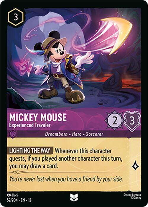 Lorcana - Mickey Mouse - Experienced Traveler - Wilds Unknown (12)
