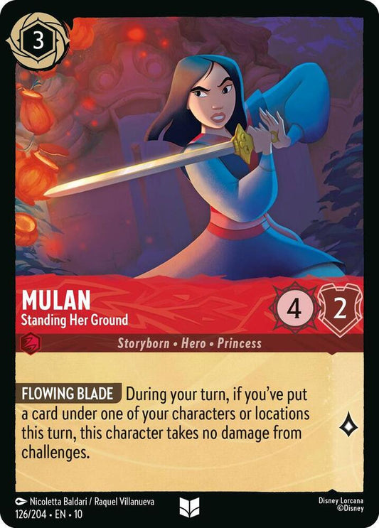 Lorcana - Mulan Standing Her Ground - Whispers in the Well (10)