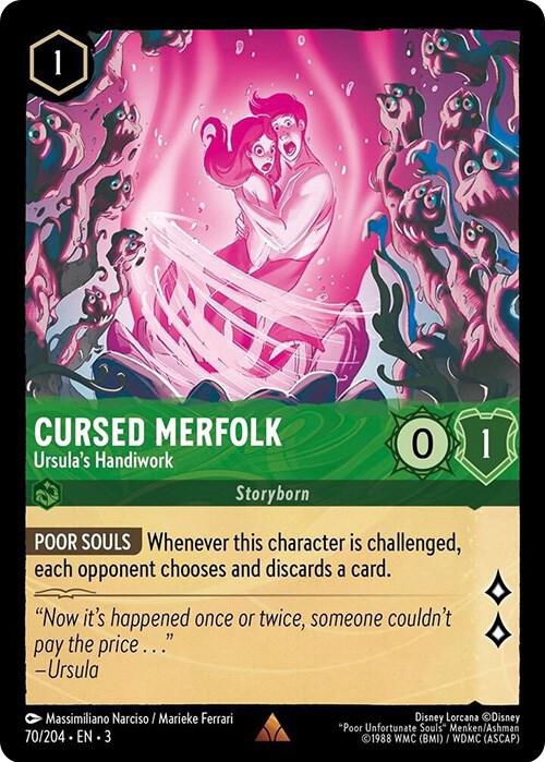 Lorcana - Cursed Merfolk - Ursula's Handiwork - Cold Foil - Into the Inklands (3)