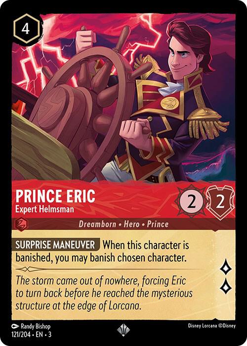 Lorcana - Prince Eric - Expert Helmsman - Into the Inklands (3)
