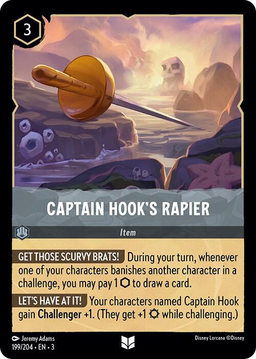 Lorcana - Captain Hook's Rapier - Into the Inklands (3)