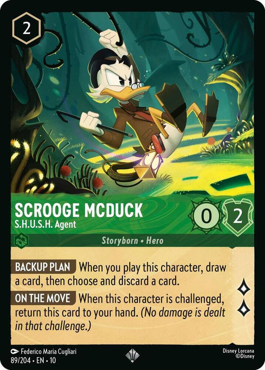 Lorcana - Scrooge Mcduck S.H.U.S.H Agent - Whispers in the Well (10)