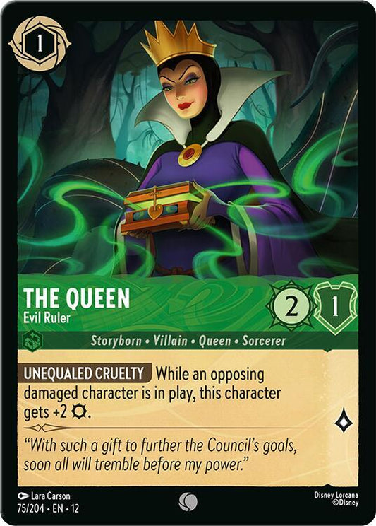 Lorcana - The Queen - Evil Ruler - Wilds Unknown (12)