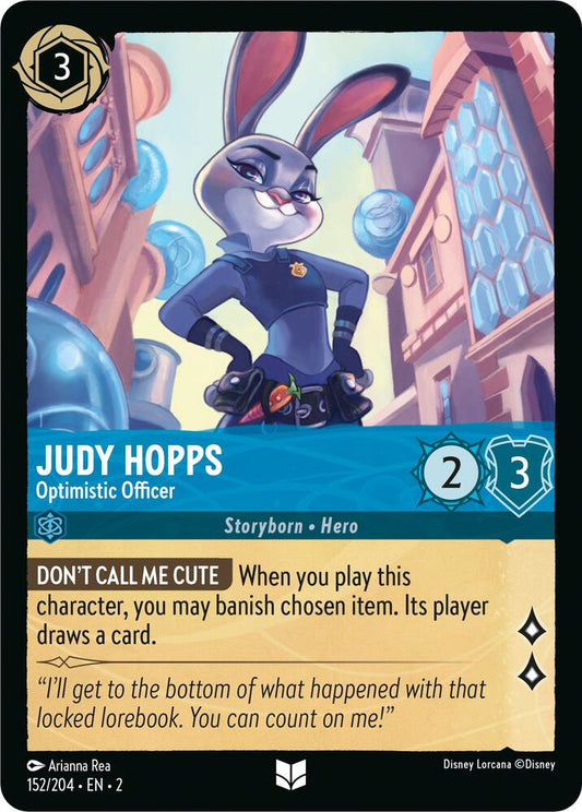 Lorcana - Judy Hopps - Optimistic Officer - Rise of the Floodborn (2)