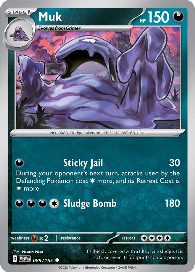 Pokemon - Muk - SV: Scarlet & Violet 151 (MEW)