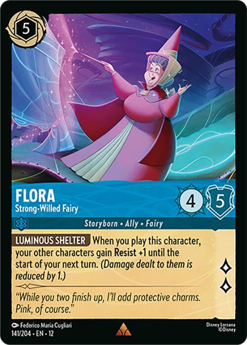 Lorcana - Flora - Strong-Willed Fairy - Wilds Unknown (12)