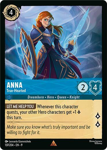 Lorcana - Anna - True-Hearted - Fabled (9)