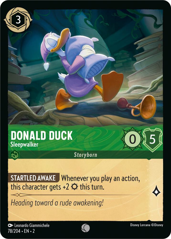 Lorcana - Donald Duck - Sleepwalker - Rise of the Floodborn (2)