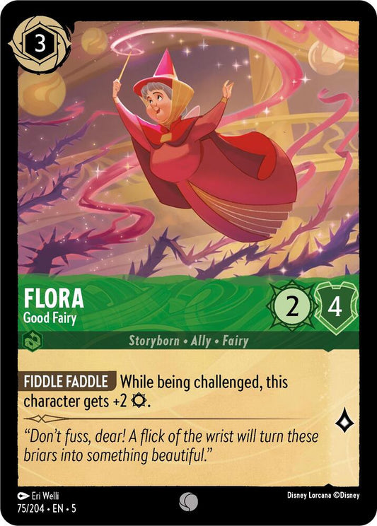 Lorcana - Flora - Good Fairy - Cold Foil - Shimmering Skies (5)