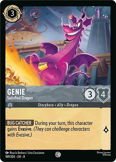 Lorcana - Satisfied Dragon
Genie - Satisfied Dragon - Reign of Jafar (8)