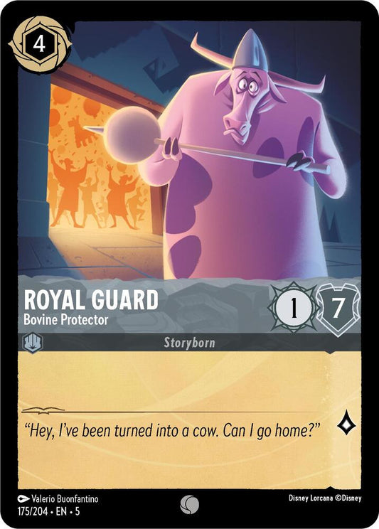Lorcana - Royal Guard - Bovine Protector - Cold Foil - Shimmering Skies (5)