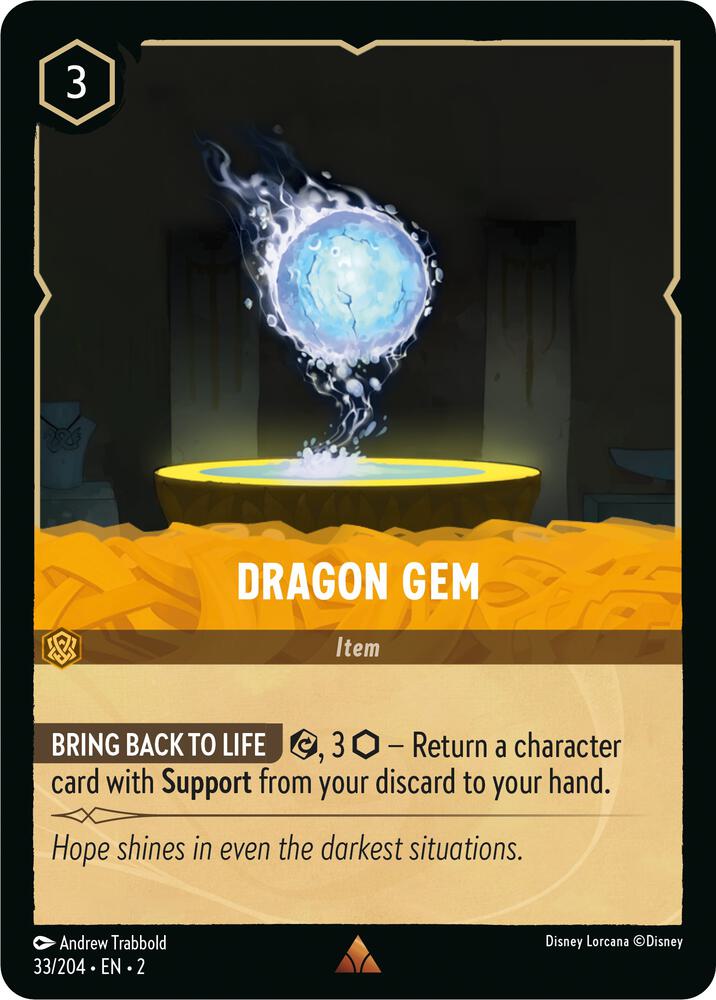 Lorcana - Dragon Gem - Rise of the Floodborn (2)