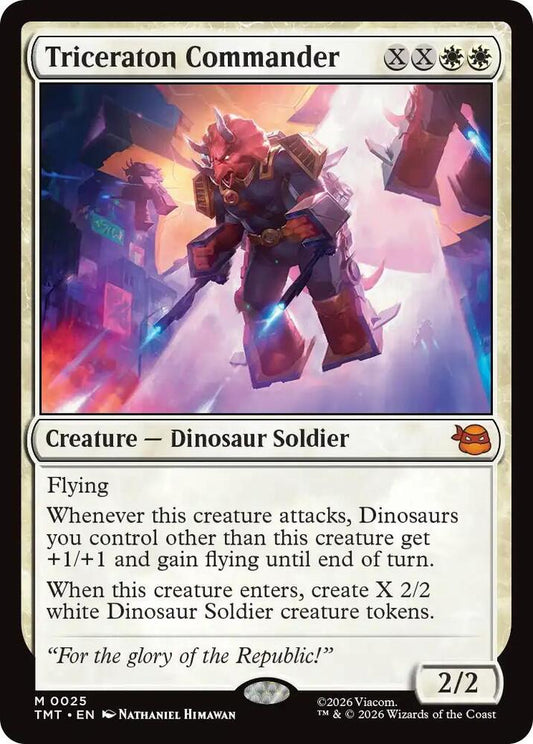MTG - Triceraton Commander - Teenage Mutant Ninja Turtles (TMT)