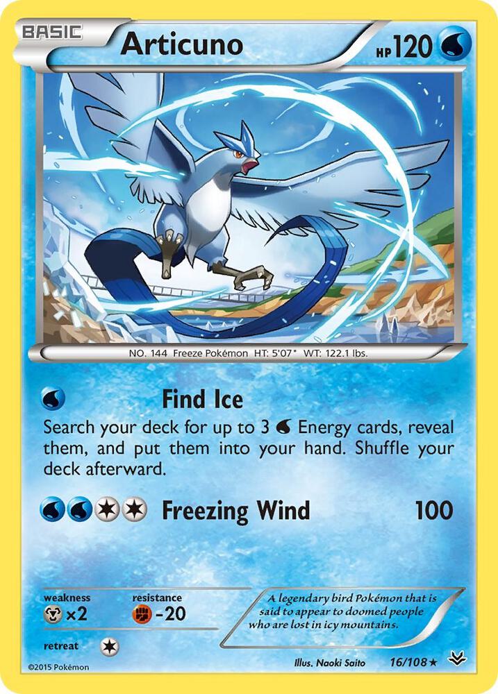 Pokemon - Articuno (16) - XY - Roaring Skies (ROS)