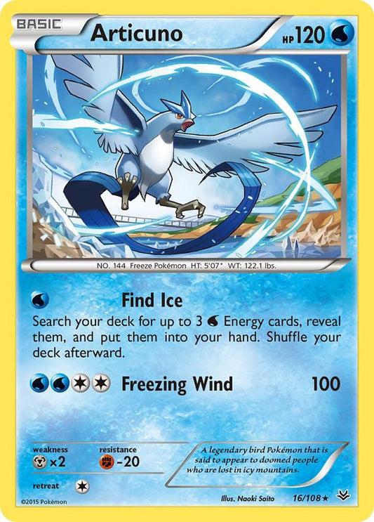 Pokemon - Articuno (16) - XY - Roaring Skies (ROS)