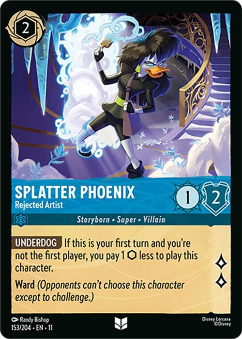 Lorcana - Splatter Phoenix - Rejected Artist - Winterspell (11)
