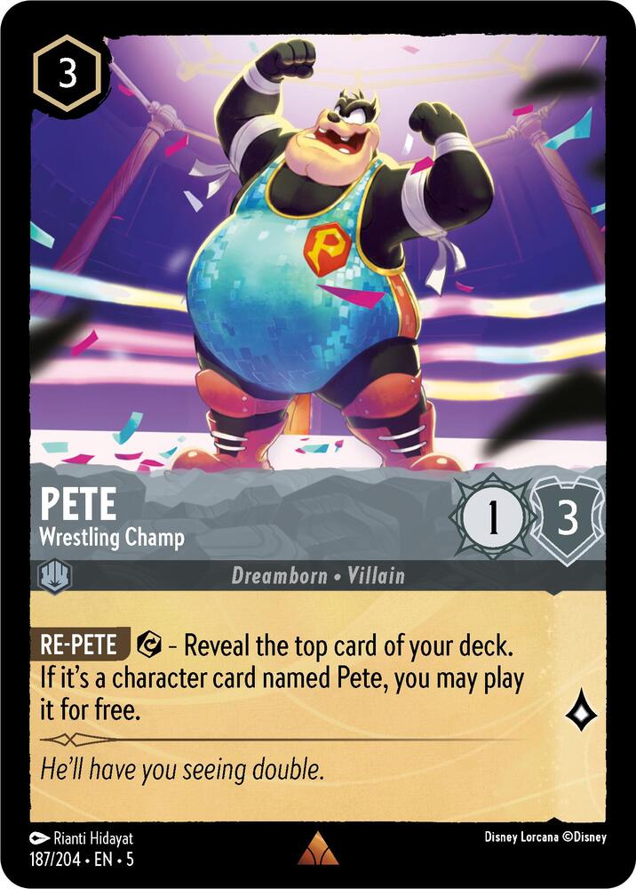 Lorcana - Pete - Wrestling Champ - Shimmering Skies (5)