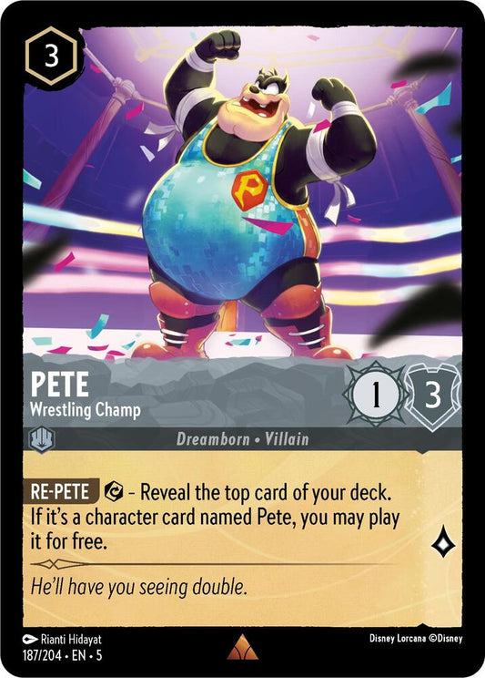 Lorcana - Pete - Wrestling Champ - Shimmering Skies (5)
