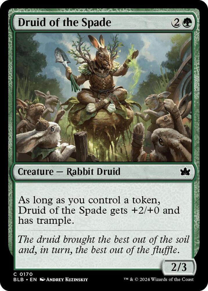 MTG - Druid of the Spade - Bloomburrow (BLB)