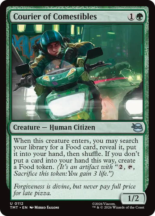 MTG - Courier of Comestibles - Teenage Mutant Ninja Turtles (TMT)