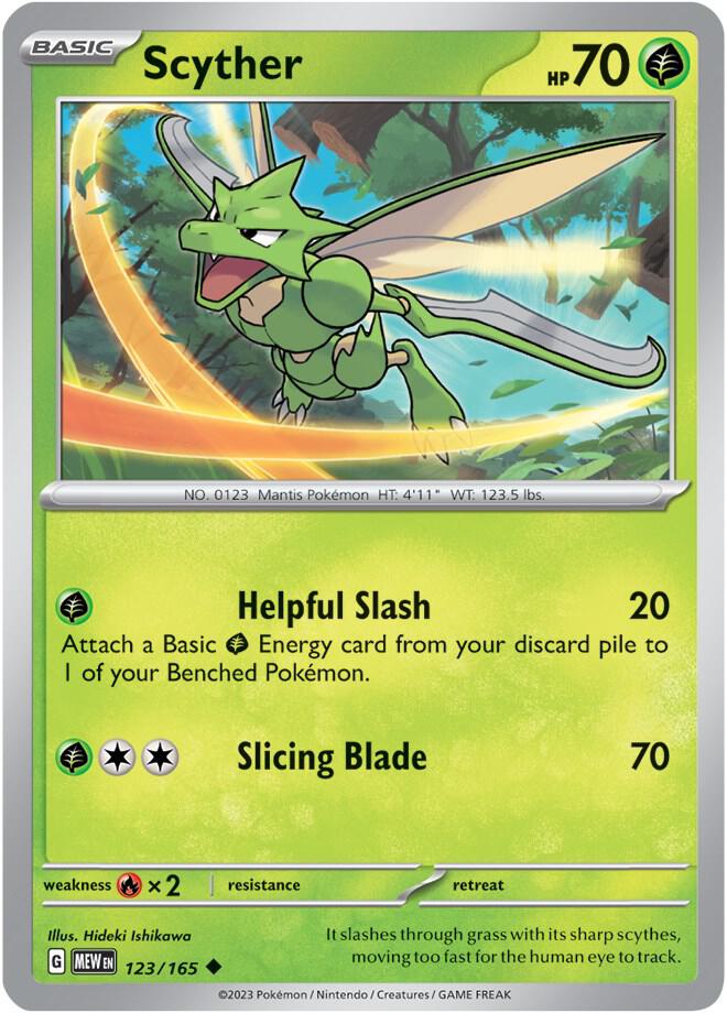 Pokemon - Scyther - SV: Scarlet & Violet 151 (MEW)