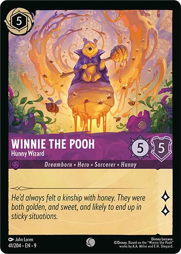 Lorcana - Winnie the Pooh - Hunny Wizard - Fabled (9)
