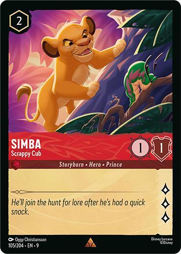 Lorcana - Simba - Scrappy Cub - Fabled (9)