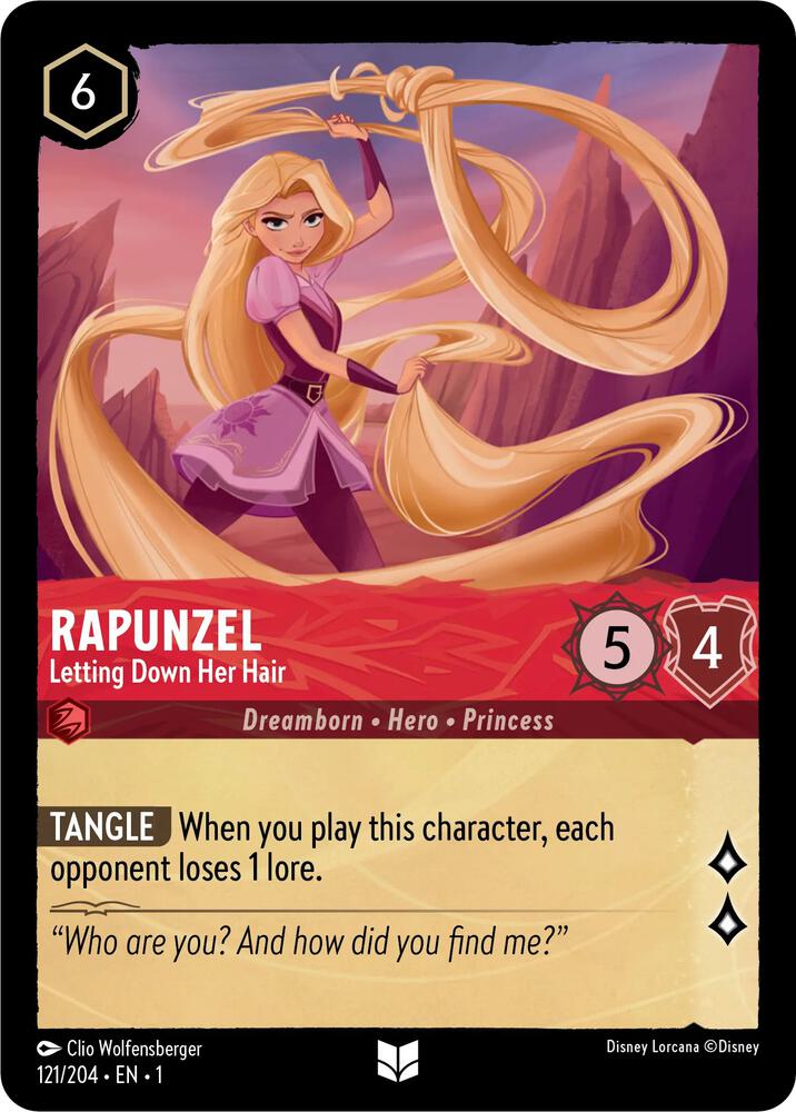 Lorcana - Rapunzel - Letting Down Her Hair - The First Chapter (1)