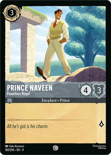 Lorcana - Prince Naveen - Penniless Royal - Fabled (9)