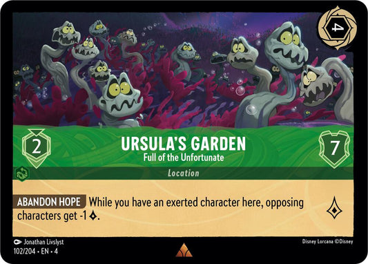 Lorcana - Ursula's Garden - Full of the Unfortunate - Cold Foil - Ursula's Return (4)