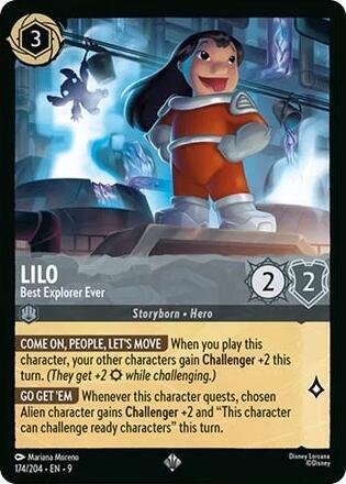 Lorcana - Lilo - Best Explorer Ever - Fabled (9)