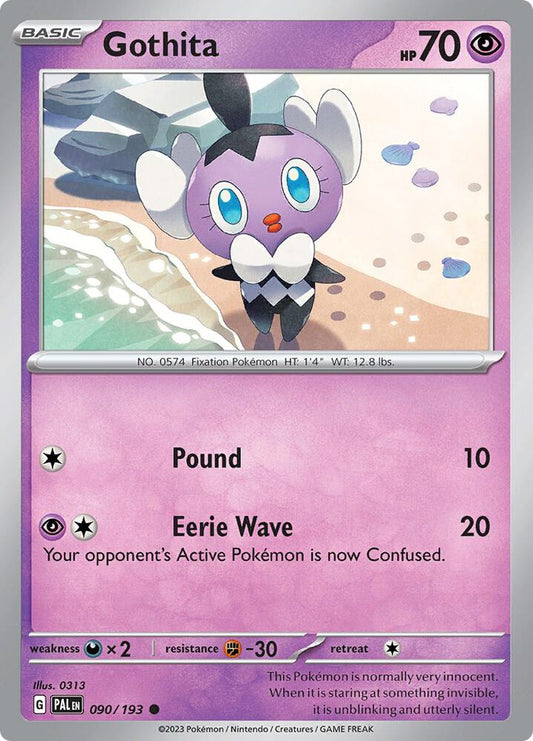 Pokemon - Gothita - SV02: Paldea Evolved (PAL) Reverse Holofoil