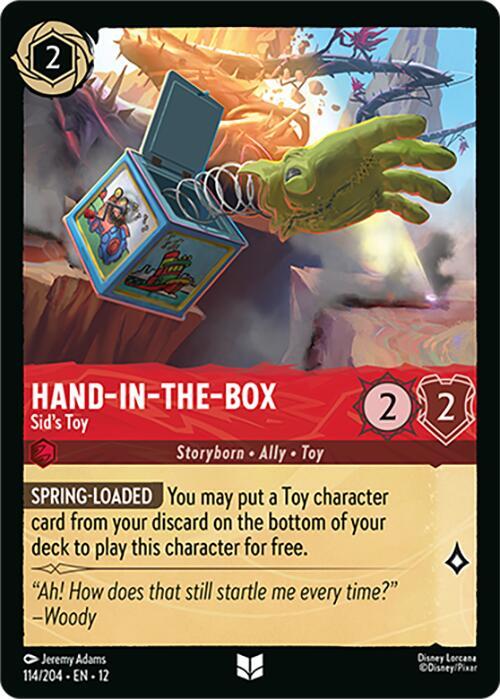 Lorcana - Hand-in-the-Box - Sid's Toy - Wilds Unknown (12)